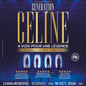 Venez célébrer le retour de CÉLINE avec "GÉNÉRATION CÉLINE", un spectacle hommage exceptionnel – en tournée dans toute la France.